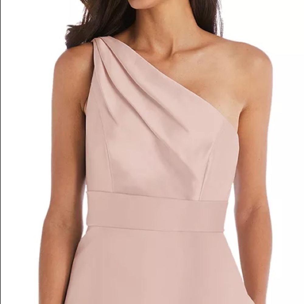 Alfred Sung One Shoulder Gown size 12 - Picture 4 of 5
